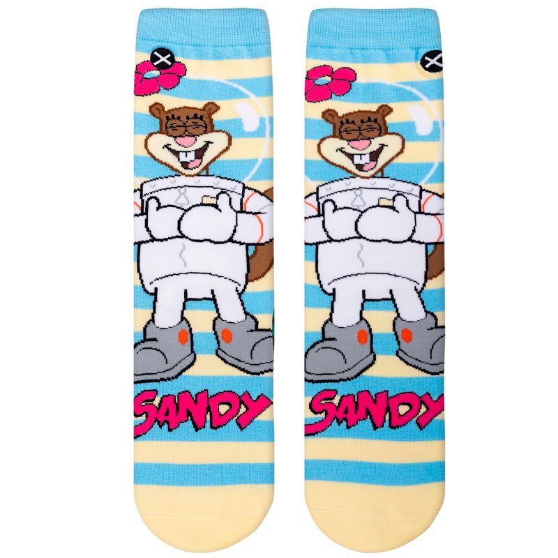 Odd Sox, Sandy Cheeks, Funny Novelty Socks, Large, 5 of 6