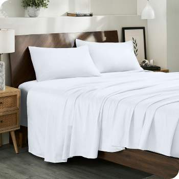 400 Thread Count Organic Cotton Sateen Bed Sheet Set by Bare Home