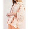 Women's Embo Cotton Gauze Top - Easel - 3 of 4