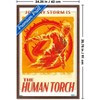 Trends International Marvel Fantastic Four: First Steps (2025) - Johnny Storm Is The Human Torch Framed Wall Poster Prints - 3 of 4