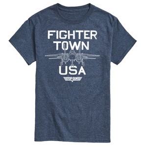 Men's - Top Gun - Property of Fighter Town Short Sleeve Graphic T-Shirt - 1 of 4