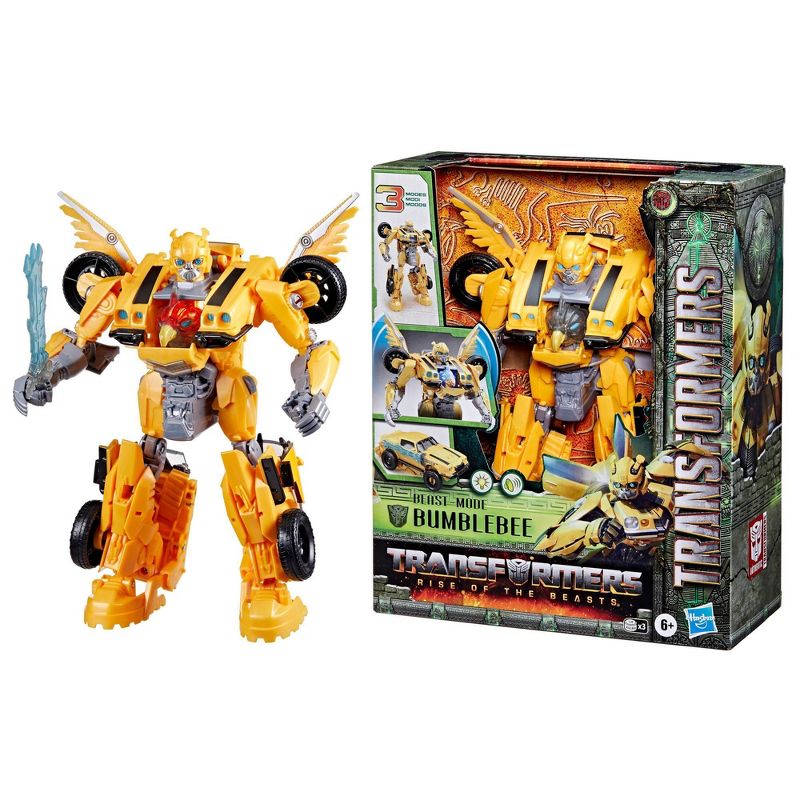 Transformers Rise of the Beasts Beast-Mode Bumblebee Action Figure, 4 of 9