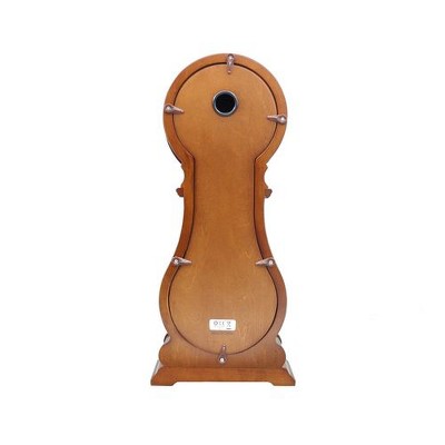 Seiko Albany Brown Wood Quartz Pendulum Mantel Clock