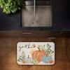 Stupell Industries Gather Welcome Autumn Pumpkins Printed Anti-Fatigue Floor Mat, design by Cat Thurman Designs, 30"x18" - 2 of 4