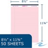 Enviroshades Legal Pads, 8-1/2 x 11 Inches, Pink, 50 Sheets, Pack of 12 - 3 of 3