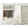 Punched Metal Over The Door Organizer White - Brightroom™: Kitchen Storage, Under Sink, Iron, Spot Clean - 2 of 4
