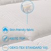 PDTEND White Extra Thick King Mattress Pad - Ventilated Soft Mattress Pads Cover - 4 of 4