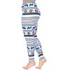 Women's Plus Size Printed Leggings - One Size Fits Most Plus - White Mark - 2 of 3