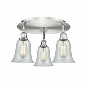 Hanover - 3 Light Flush Mount In Industrial Style-9.88 Inches Tall and 18 Inches Wide - 1 of 1