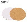Unique Bargains Cork Durable Heat Resistant Round Coasters for Tableware - 3 of 4
