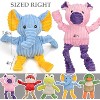 ZippyPaws 5 Pack Tough Dog Toys Stuffed Squeaky Dog Toys Assortment Plush Animal Dog Toy Value Bundle Puppy Pet Dog - 2 of 4