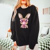 Bunny Sunglasses Bubblegum - Women's Lightweight Garment Dyed Sweatshirt - 3 of 4