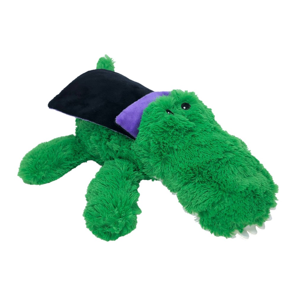 KONG Halloween Cozie Gator with Cape Dog Toy - Green