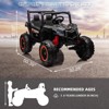 24V Kids Electric UTV - 4WD Ride-On Car with Parent Remote, LED Lights & Suspension | 110Lb Capacity, Ages 3-6 - 2 of 4