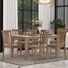 Set of 2 Wooden Windsor Dining Chairs with Spindle High Back, Farmhouse Side Chairs for Kitchen or Dining Room - 2 of 4