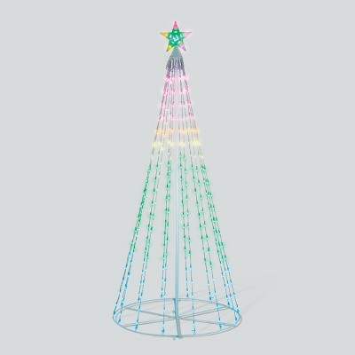 Philips 6.8ft Animated LED Color Changing Cone Tree