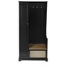 Single door wardrobe, suitable for living room, foyer, bedroom, 3.555 * 15.24 * 70.35 inches - 4 of 4