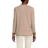 Lands' End Women's Long Sleeve Cotton Interlock Crew T-Shirt - 2 of 3