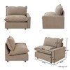 WJSHome 85'' Loveseat Power Recliner Sofa with Footrest, Oversized Cloud Modular Sectional Reclining Couches for Living Room - 4 of 4