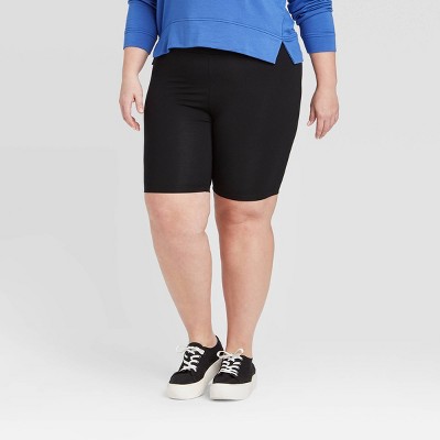 cheap plus size biker shorts