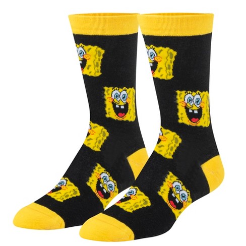 Spongebob Squarepants Adult Quarter Crew Socks - 2-pack Of Bikini Bottom  Fun! : Target