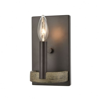 Elk Home Transitions 1 - Light Wall Light in  Oil Rubbed Bronze/Aspen