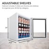 Whynter BR-091WS 90 Can Freestanding Beverage Refrigerator cooler With Lock Stainless Steel - 4 of 4