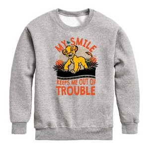 Boys' - Disney - The Lion King Graphic Long Sleeve Fleece Sweatshirt - 1 of 3