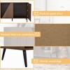 DOMETOUR Furniture Style Wooden Cat House With Storage - 3 of 4