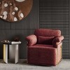 Swivel Accent Chair with 360 Degree Rotation,Upholstered Lounge Chair with Metal Legs,Modern Accent Chair for Living Room-Cuddlewood - 2 of 4