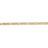 Black Bow Jewelry 3mm 10k Yellow Gold Solid Concaved Figaro Chain Bracelet & Anklet - 2 of 4