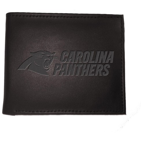 Evergreen Carolina Panthers Bi Fold Leather Wallet - image 1 of 2