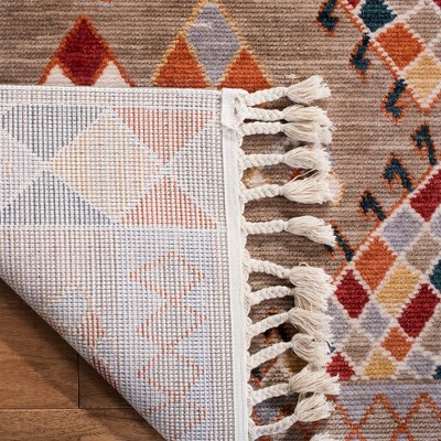 Bohemian Bliss Blue Medallion 5' x 7' Braided Cotton Rug