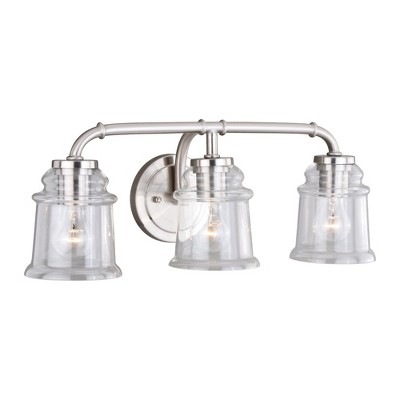Vaxcel Toledo 3 - Light Vanity in  Satin Nickel