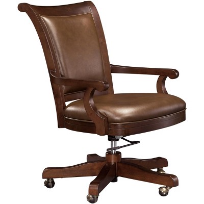 Howard Miller 697012 Howard Miller Ithaca Club Chair 697012 Hampton Cherry