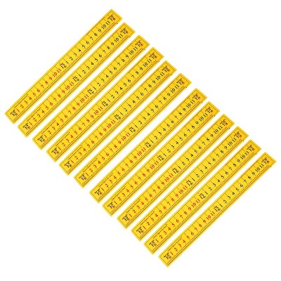 Sparco Standard Plastic Ruler 12 Long Holes for Binders Clear 01488