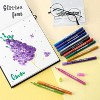 Ohuhu Glitter Markers Pen: 12 Glitter Colors Metallic Shimmer Marker Fine Tip Water-based Ink for DIY Crafts Greeting Birthday Cards Making Mugs Wood - 2 of 4