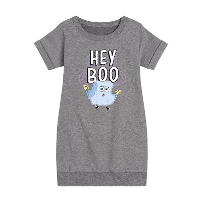 - SpongeBob SquarePants - Hey Boo Graphic Short Sleeve Fleece Dress