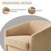 Dyonery Swivel Accent Chair Set of 1-Comfy Living Room Armchair No-Sag Foam,Swivel Accent Single Sofa for Bedroom Living Room,Office - 2 of 4