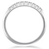 Pompeii3 1/4ct 14K White Gold Diamond Wedding Stacker Guard Ring - 3 of 4