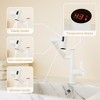 PAGED Bathroom Sink Faucet with Hot & Cold and 360° Rotary,Bathroom Faucetst with Spray Function and Temperature Display for Home Sinks - 4 of 4