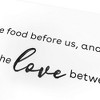 Kitchen Wall Stickers Wall Decals Decor, Bless Food, Family, Love Between Us (24.5 x 9 In) - 4 of 4