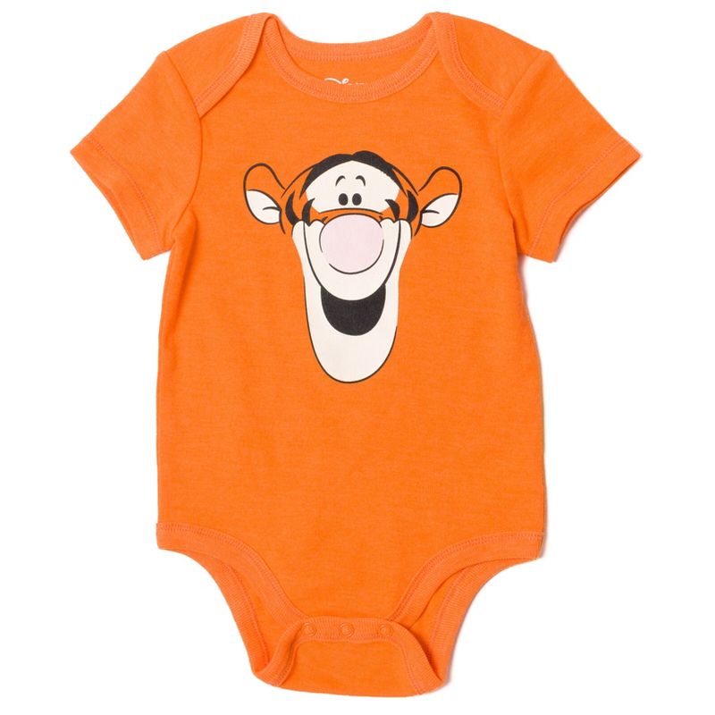 Disney Classics Winnie the Pooh Lion King Bambi Baby Bodysuit Pants and Hat 3 Piece Outfit Set Newborn to Infant, 3 of 8