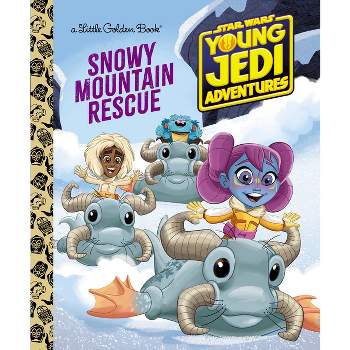 Snowy Mountain Rescue (Star Wars: Young Jedi Adventures) - (Little Golden Book) by  Golden Books (Hardcover)
