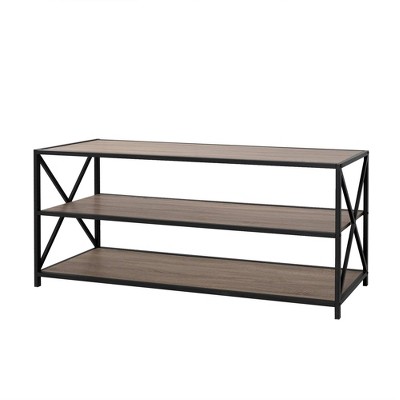 target metal console table