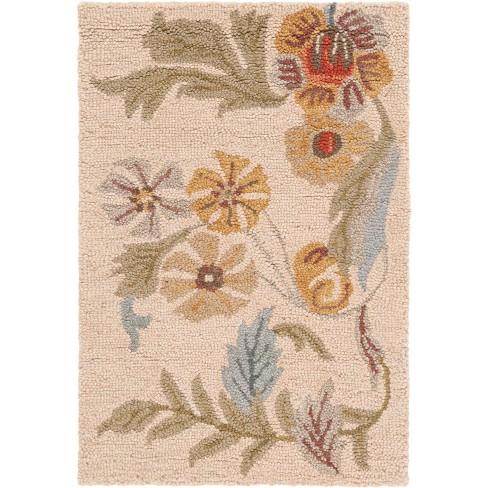 SAFAVIEH Blossom BLM784A Hand-hooked Brown / Multi Rug 