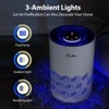 FreAire Air Purifiers for Bedroom, H13 HEPA Air Purifier with RGB Lights, Air Purifiers for Pets Dust Smoke Pollen Dander Smell white - 4 of 4