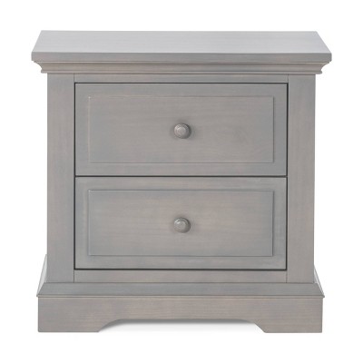 Child Craft Jordyn 2-Drawer Night Stand - Lunar Gray