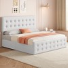 Whizmax Bed Frame with 4 Storage Drawers and Headboard, Faux Leather Upholstered Platform Bed Frame with Wooden Slats Support,  No Box Spring Needed - 4 of 4
