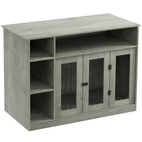 DIY Plans for Triple Dog Kennel TV Stand Extra Large Wooden Dog Crate Media  Center Digital PDF 